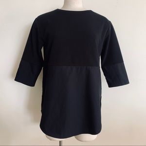 COS half knit oversized long sweater blouse